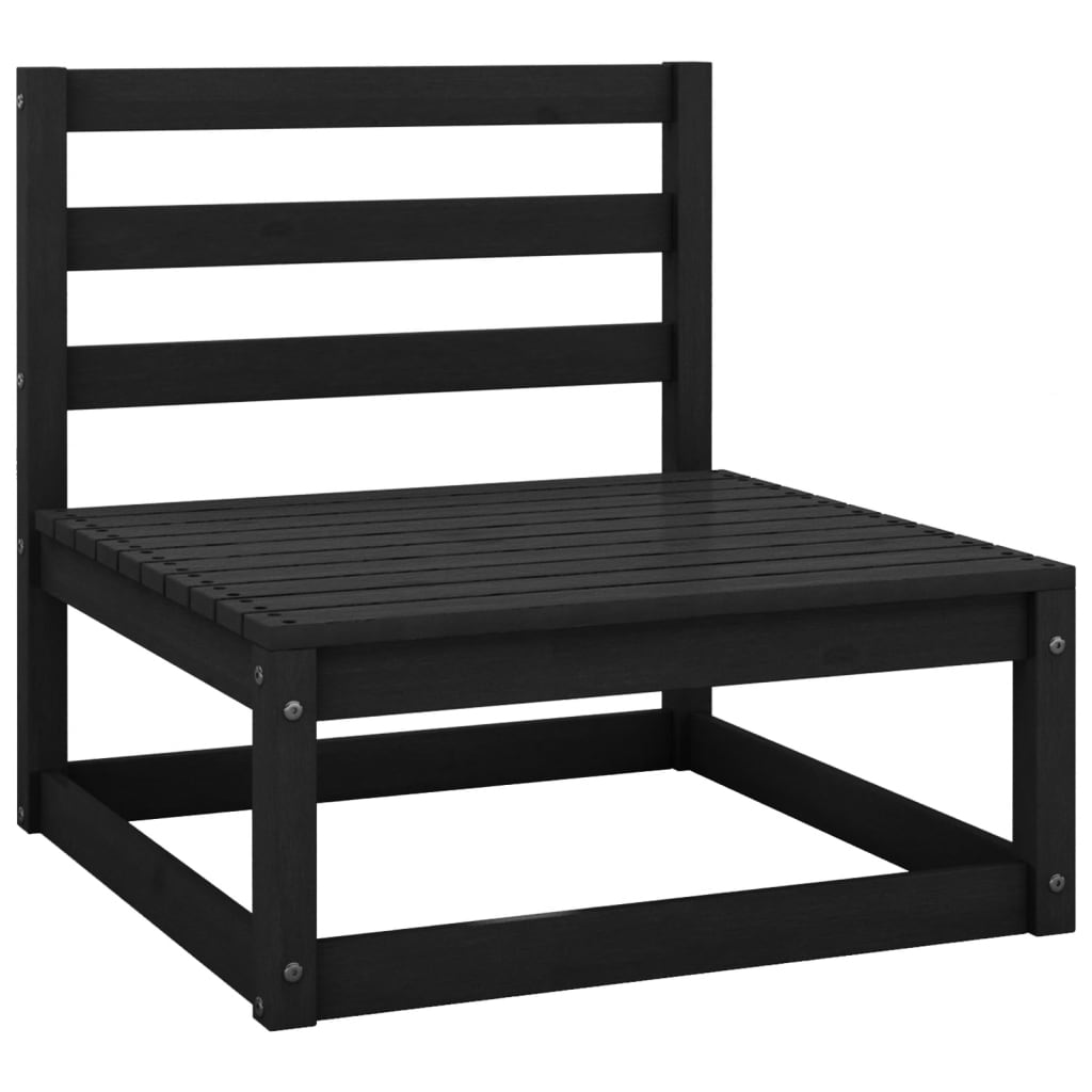 2-Tlg. Garten-Lounge-Set Mit Kissen Kiefer Massivholz