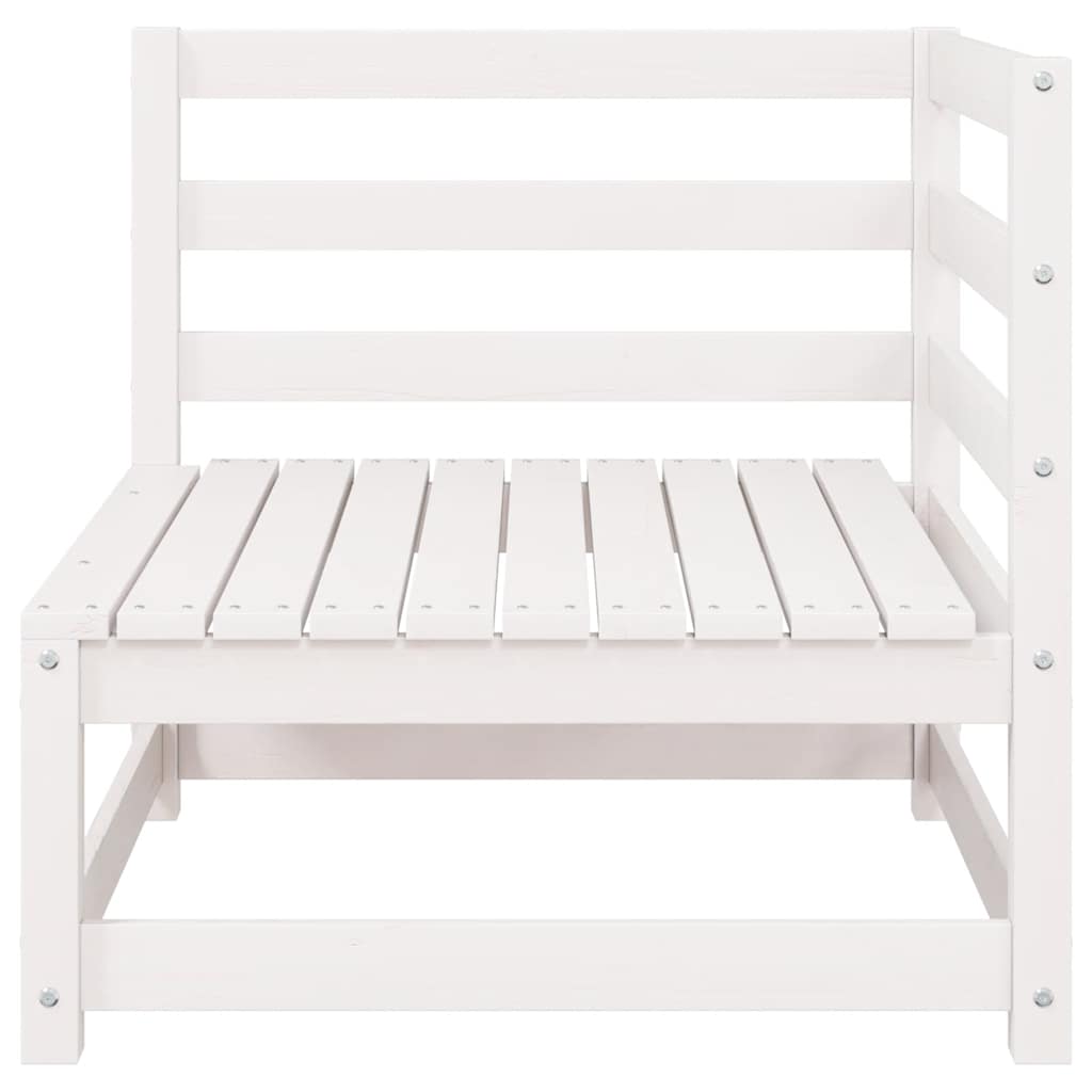2-Tlg. Garten-Lounge-Set Mit Kissen Kiefer Massivholz