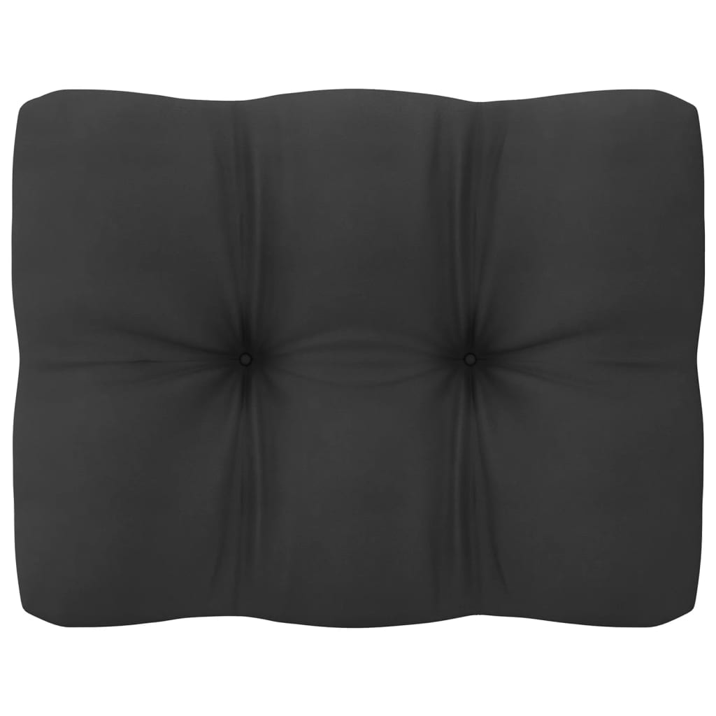 2-Tlg. Garten-Lounge-Set Mit Kissen Kiefer Massivholz