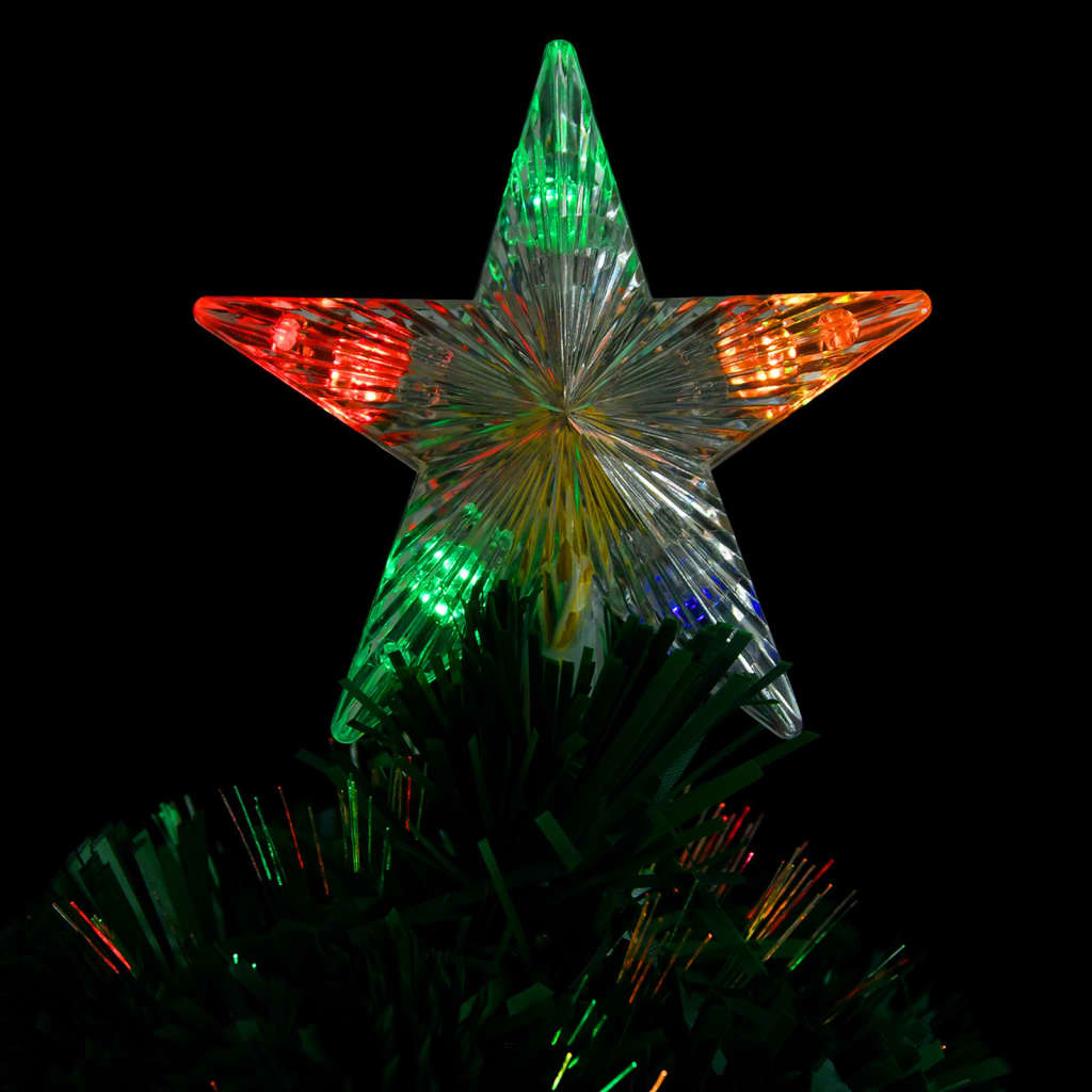 Vorbeleuchteter Weihnachtsbaum Mit Ständer Und Led 64 Cm Glasfaser