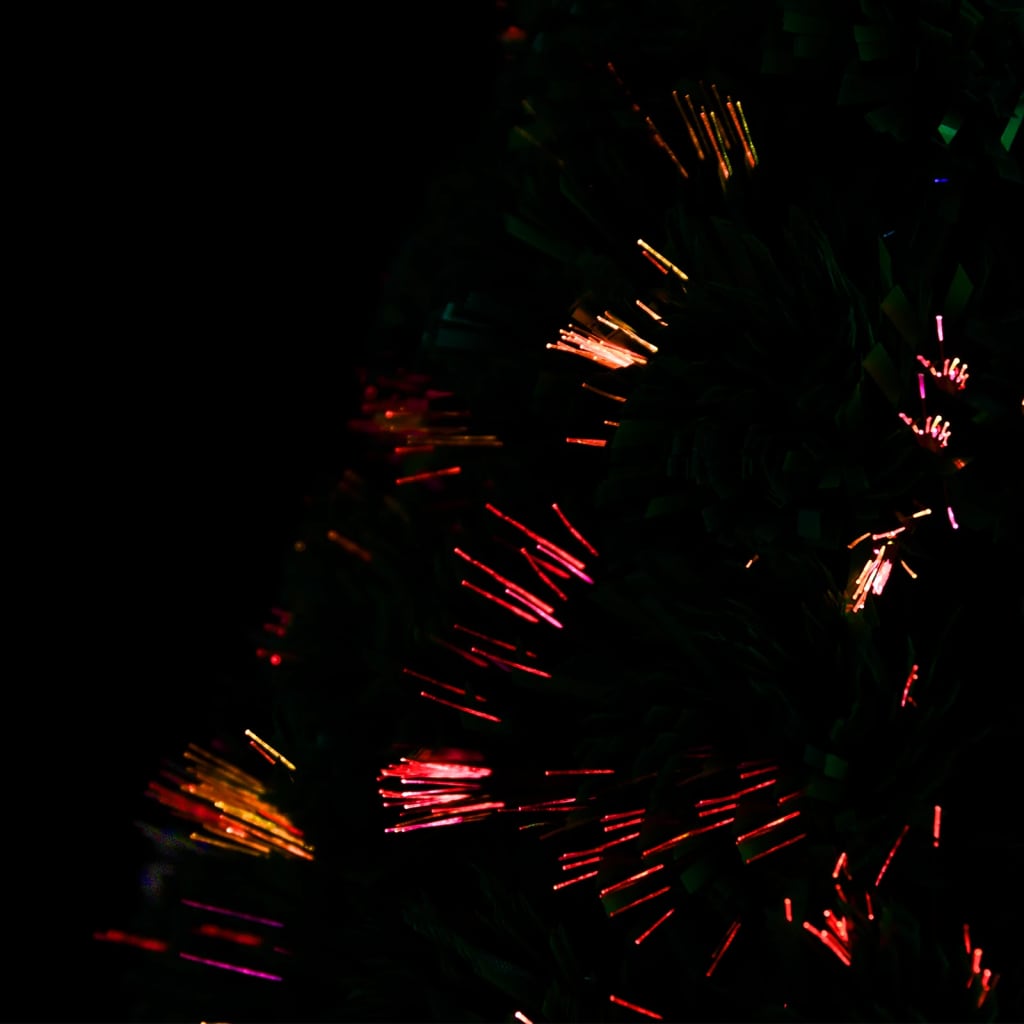 Vorbeleuchteter Weihnachtsbaum Mit Ständer Und Led 64 Cm Glasfaser