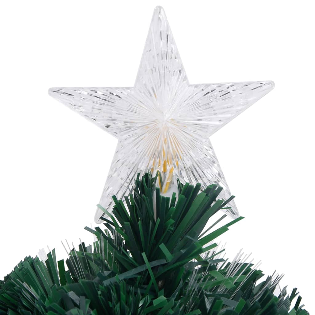 Vorbeleuchteter Weihnachtsbaum Mit Ständer Und Led 64 Cm Glasfaser