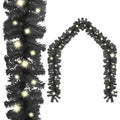 Weihnachtsgirlande Mit Led Schwarz