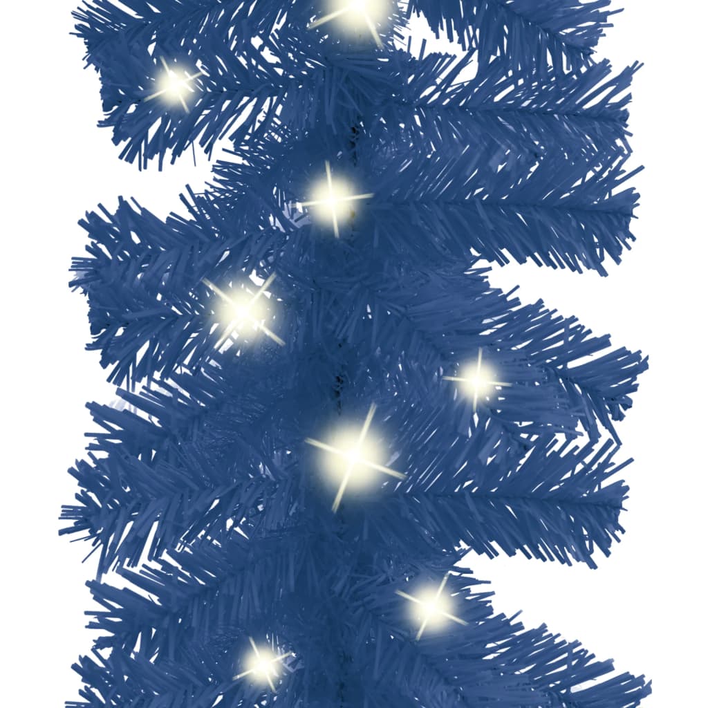 Weihnachtsgirlande Mit Led Blau