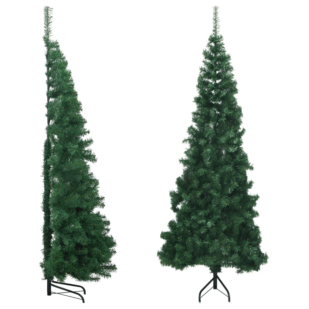 Künstlicher Eck-Weihnachtsbaum 210 Cm Pvc Grün