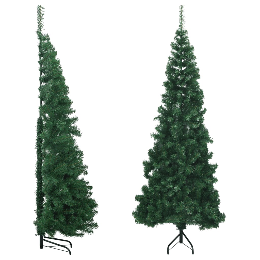 Künstlicher Eck-Weihnachtsbaum 210 Cm Pvc Grün