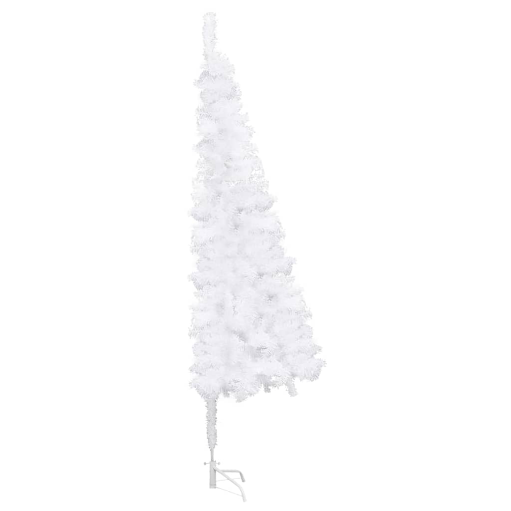 Künstlicher Eck-Weihnachtsbaum 240 Cm Pvc Weiß