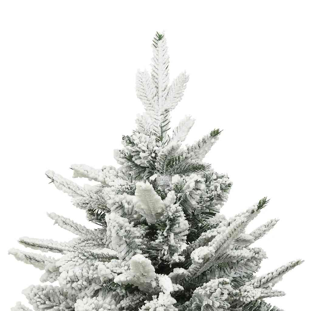 Künstlicher Weihnachtsbaum Beschneit Grün 180 Cm Pvc Pe