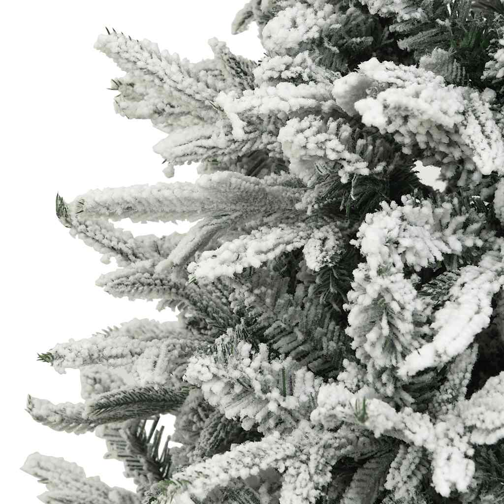Künstlicher Weihnachtsbaum Beschneit Grün 180 Cm Pvc Pe