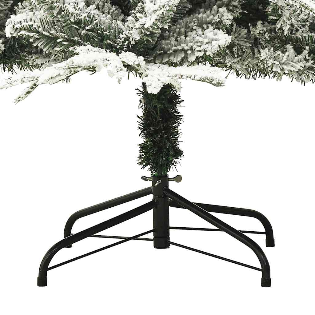 Künstlicher Weihnachtsbaum Beschneit Grün 180 Cm Pvc Pe