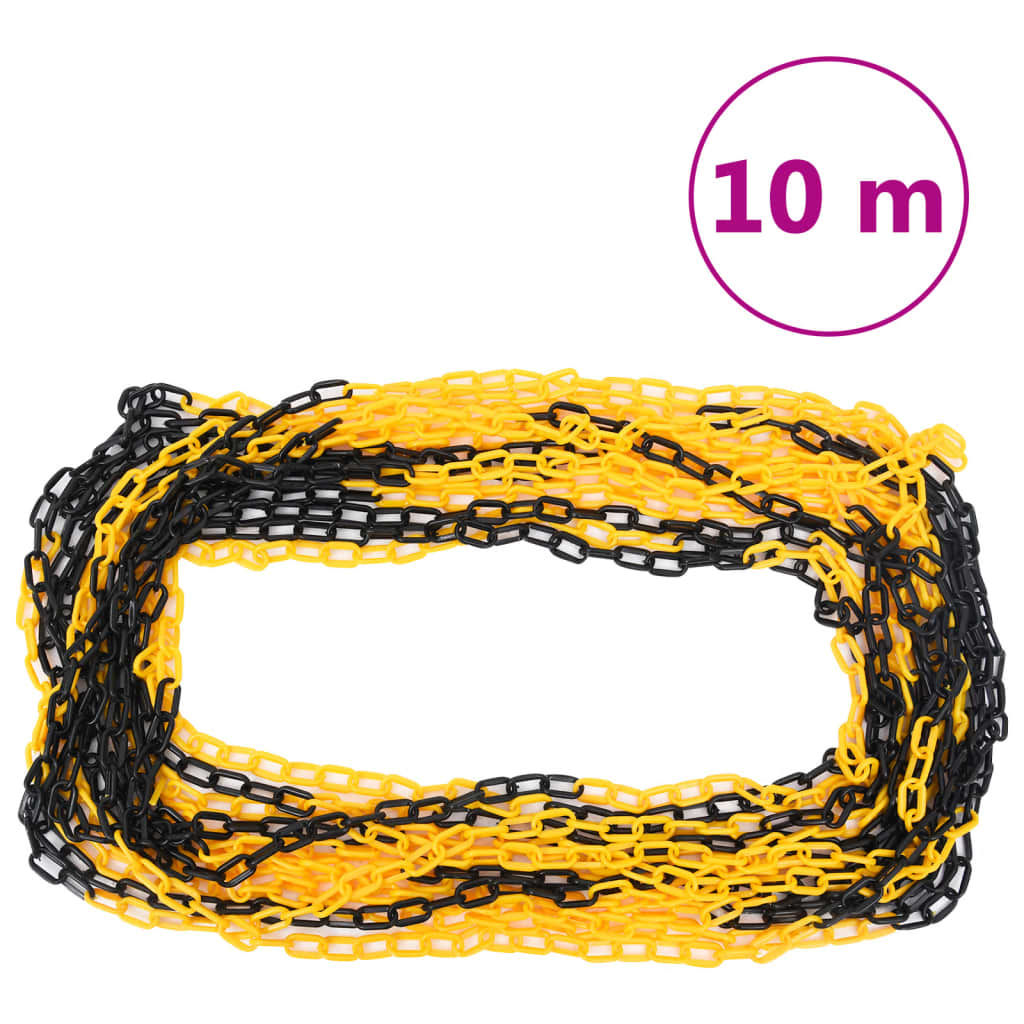 Kettenpfosten-Set Mit 10 M Kunststoffkette