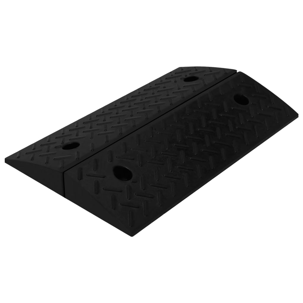 Bordsteinrampen 2 Stk. 50X17,5X5 Cm Gummi