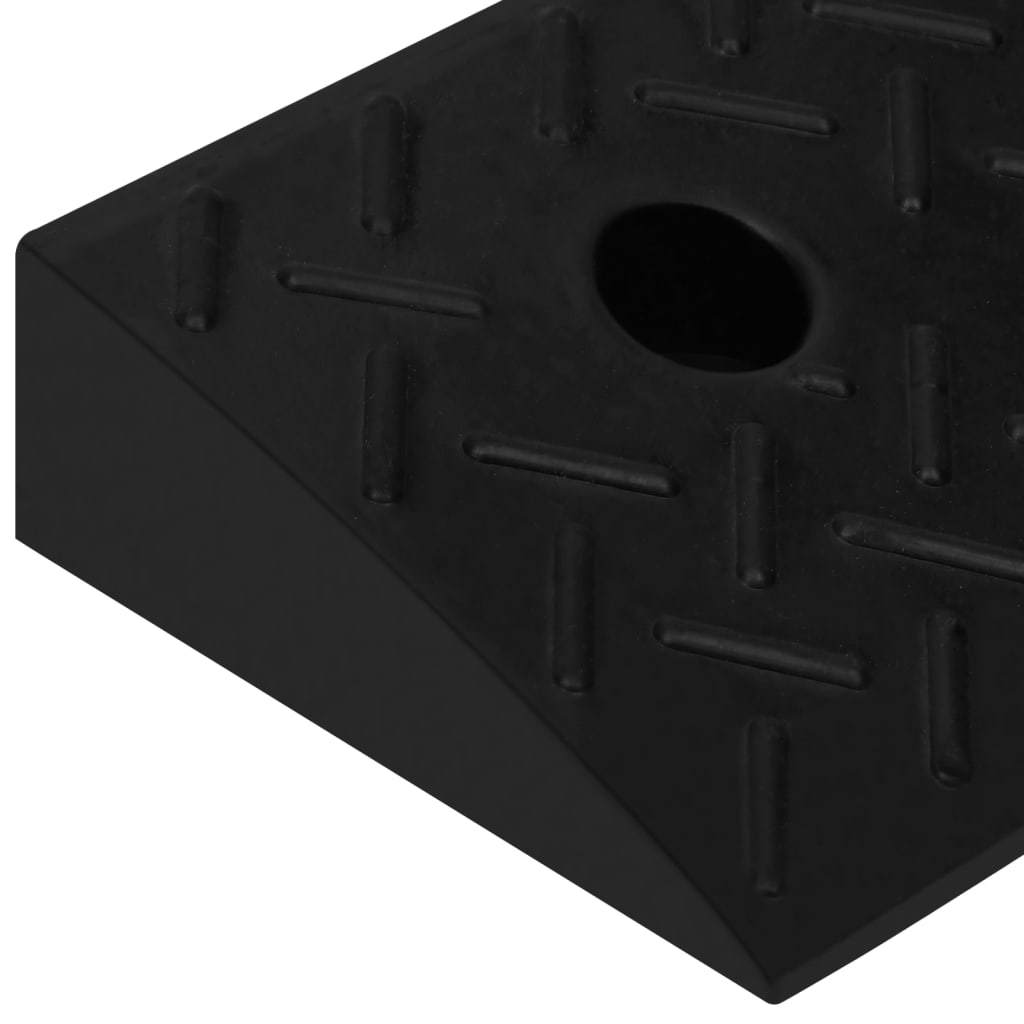 Bordsteinrampen 2 Stk. 50X17,5X5 Cm Gummi