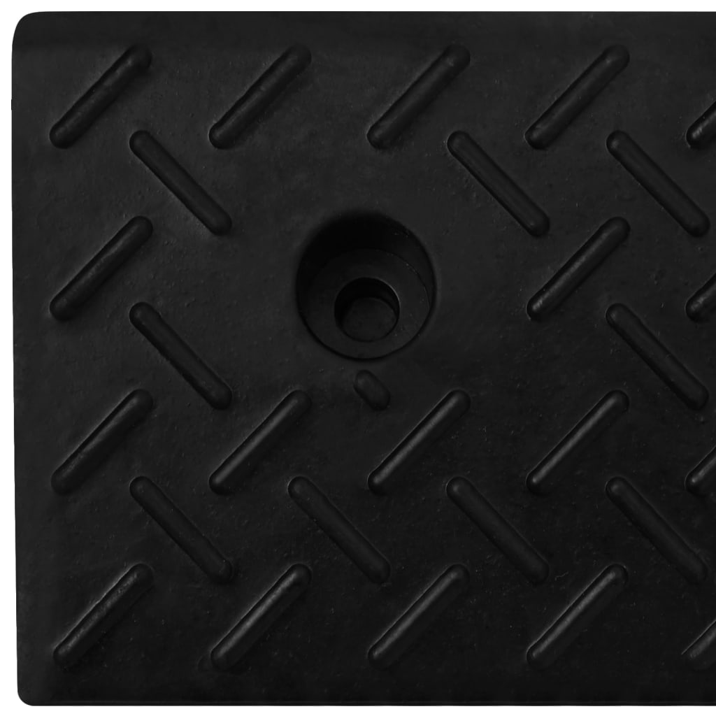 Bordsteinrampen 2 Stk. 50X17,5X5 Cm Gummi