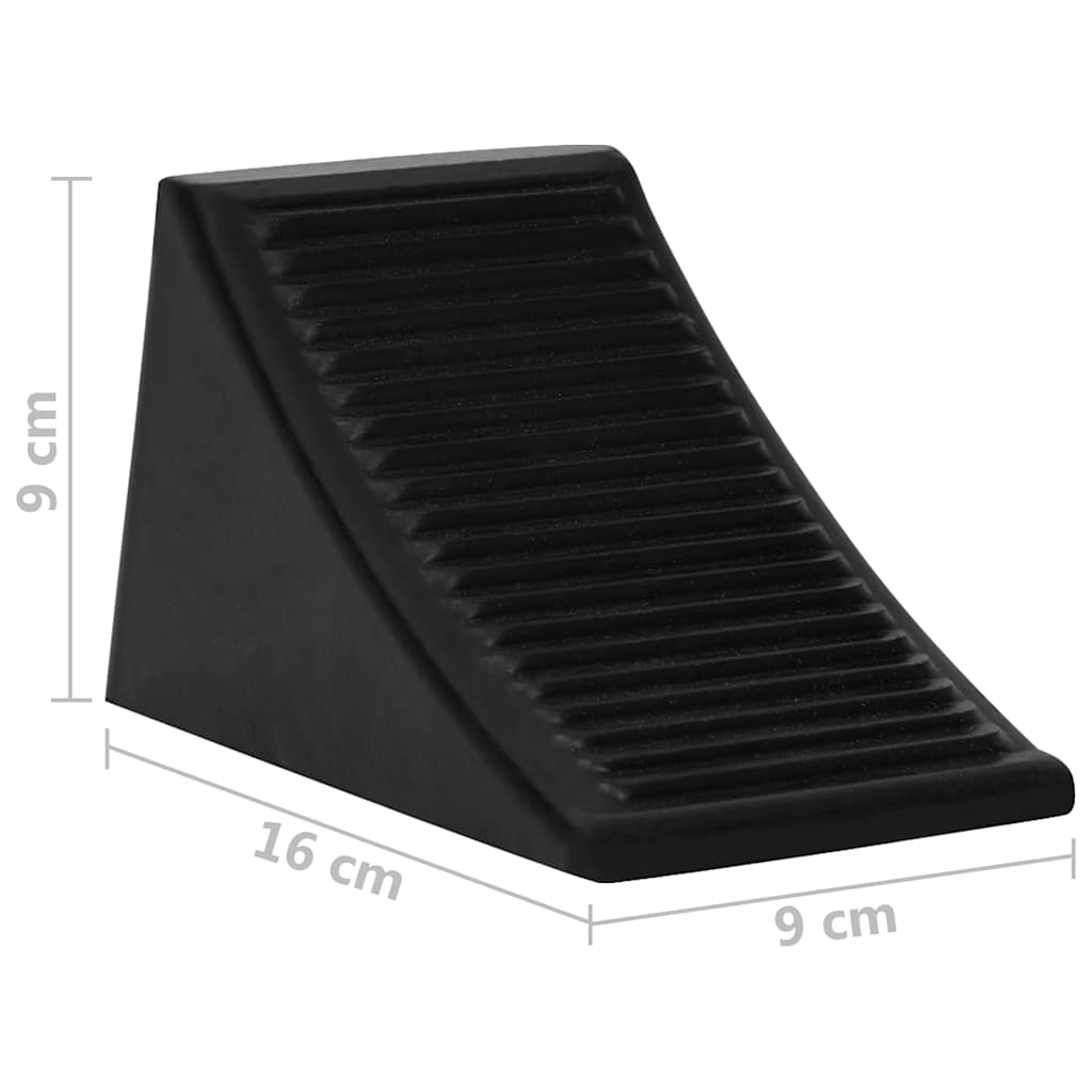 Unterlegkeile 4 Stk. 16X9X9 Cm Gummi