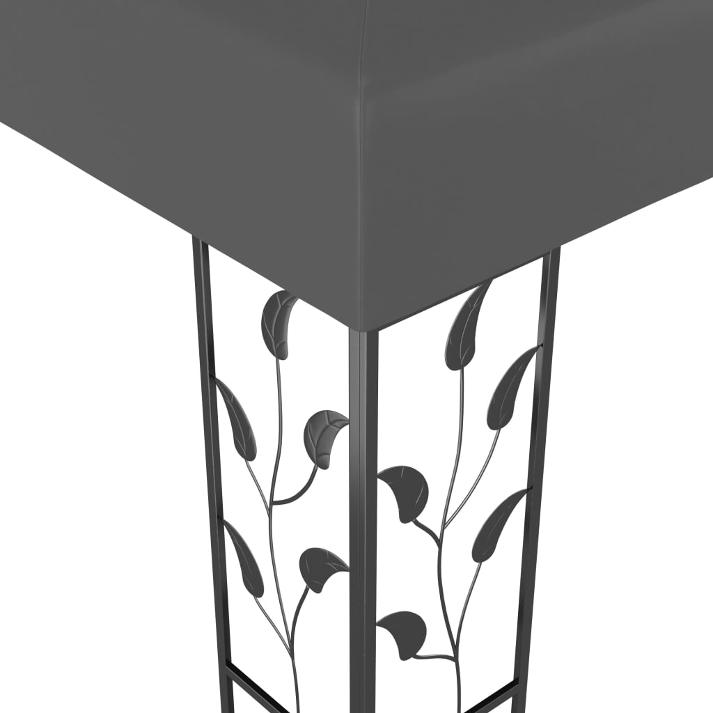Pavillon Mit Led-Lichterkette 3X3 M