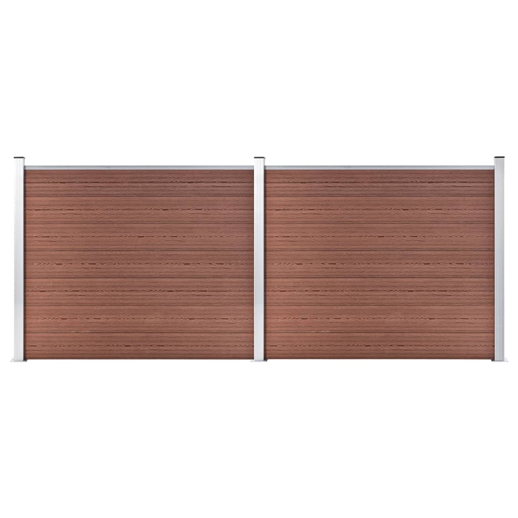 Zaunelement Set Wpc 699X146 Cm