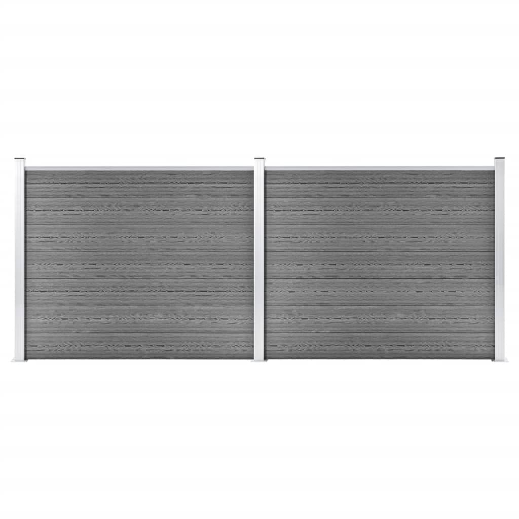 Zaunelement Set Wpc 699X146 Cm