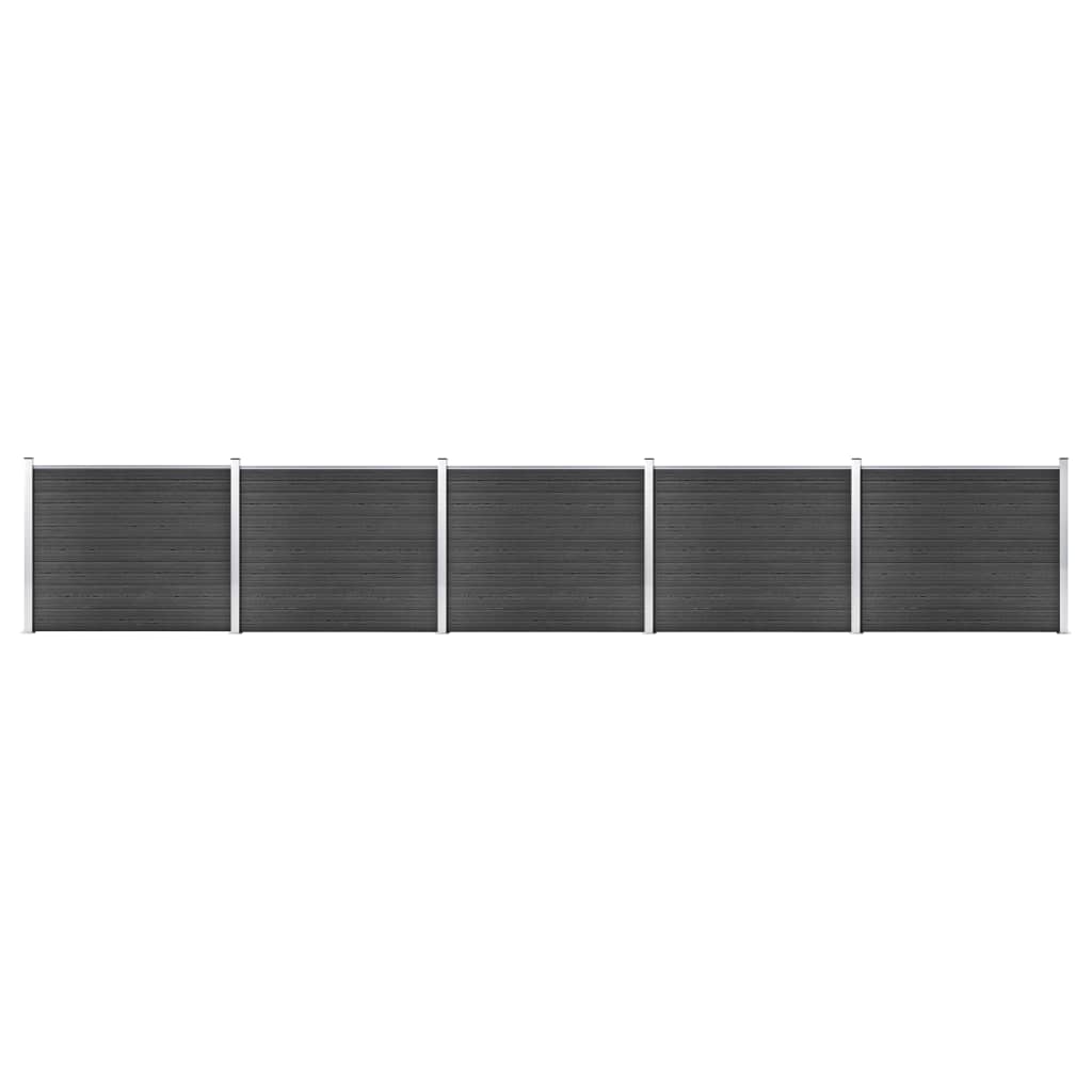 Zaunelement Set Wpc 699X146 Cm