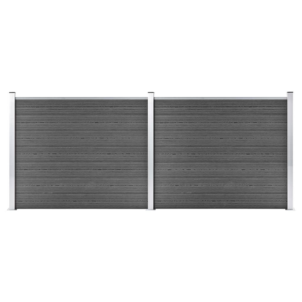 Zaunelement Set Wpc 699X146 Cm
