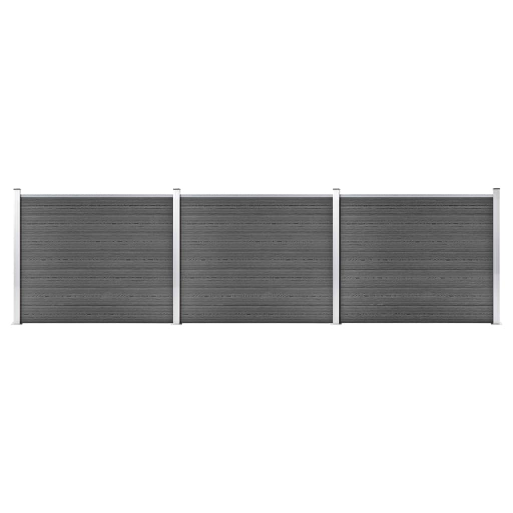 Zaunelement Set Wpc 699X146 Cm