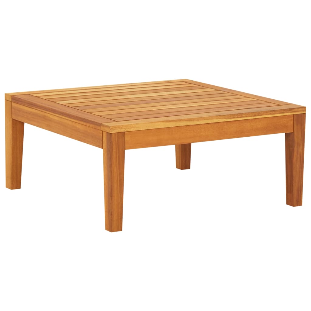 2-Tlg. Garten-Lounge-Set Mit Kissen Akazienholz