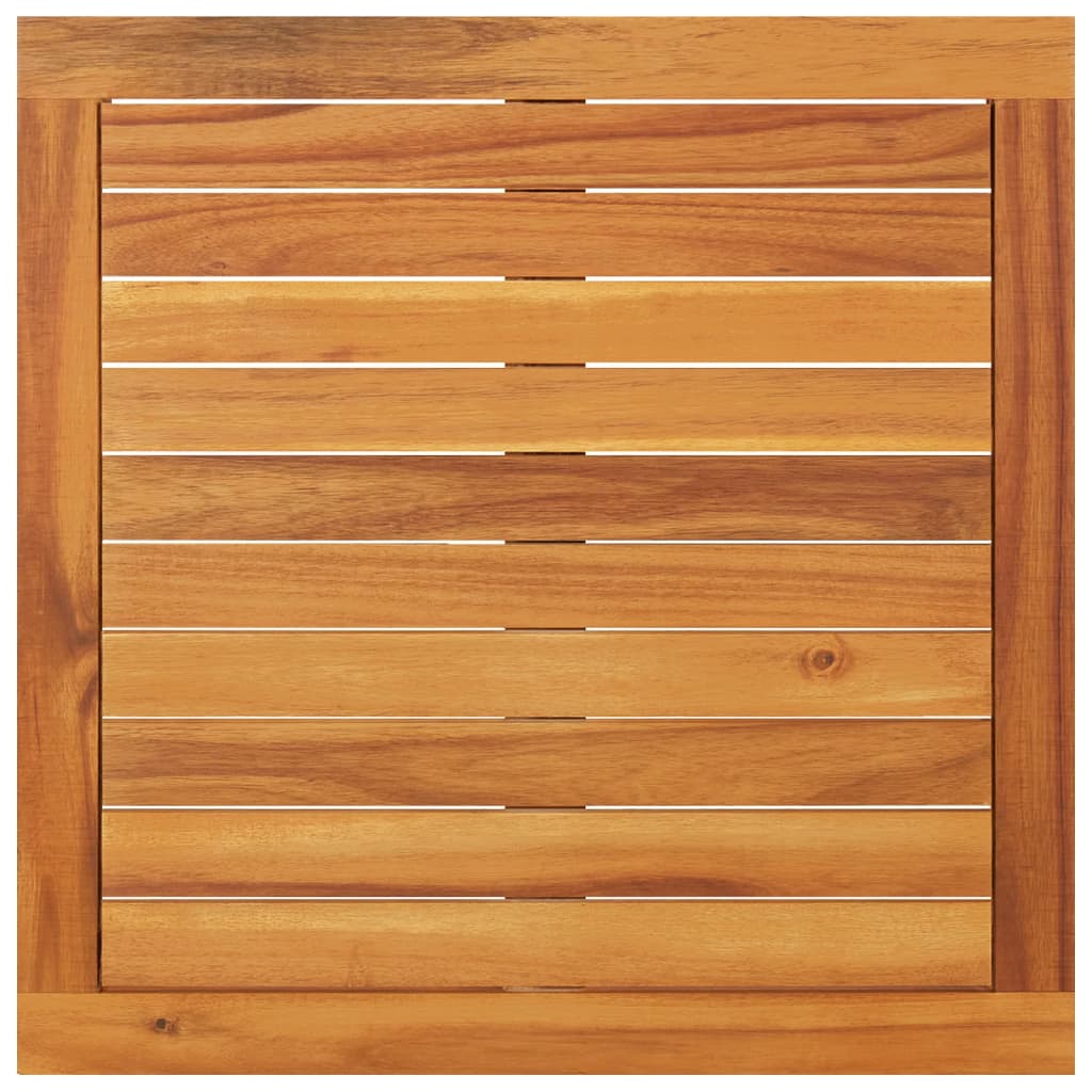2-Tlg. Garten-Lounge-Set Mit Kissen Akazienholz