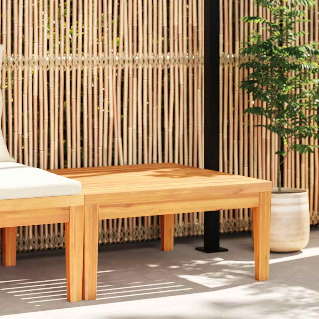 2-Tlg. Garten-Lounge-Set Mit Kissen Akazienholz