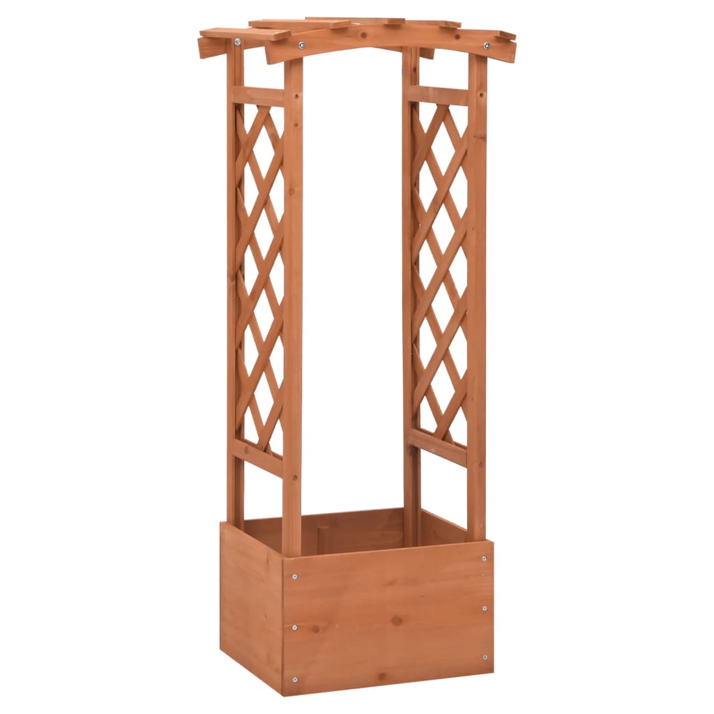 Pflanzkasten Mit Spalier Tannenholz