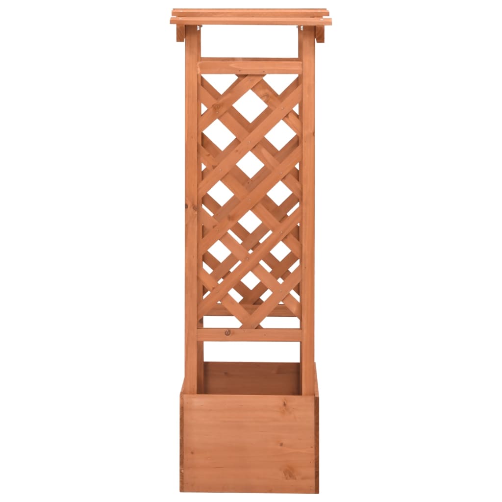Pflanzkasten Mit Spalier Tannenholz