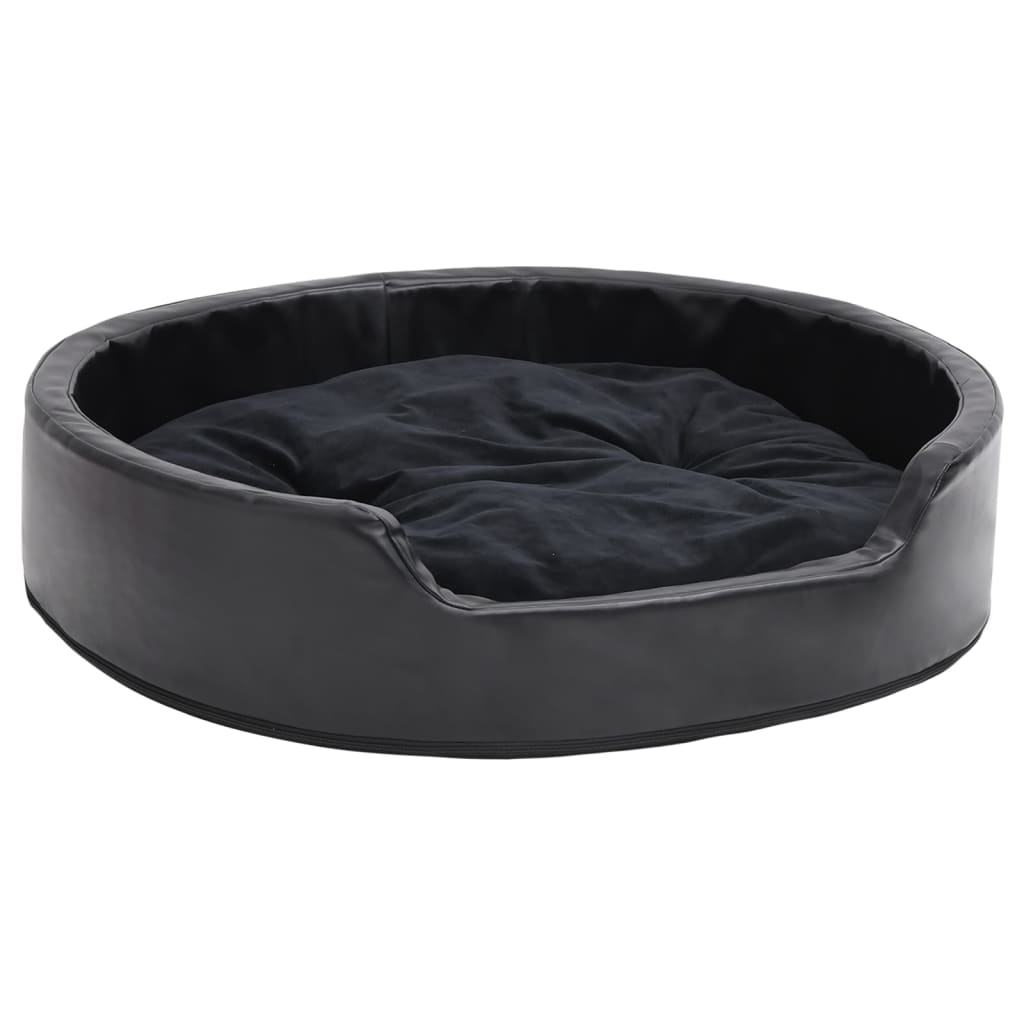 Hundebett Plüsch Und Kunstleder