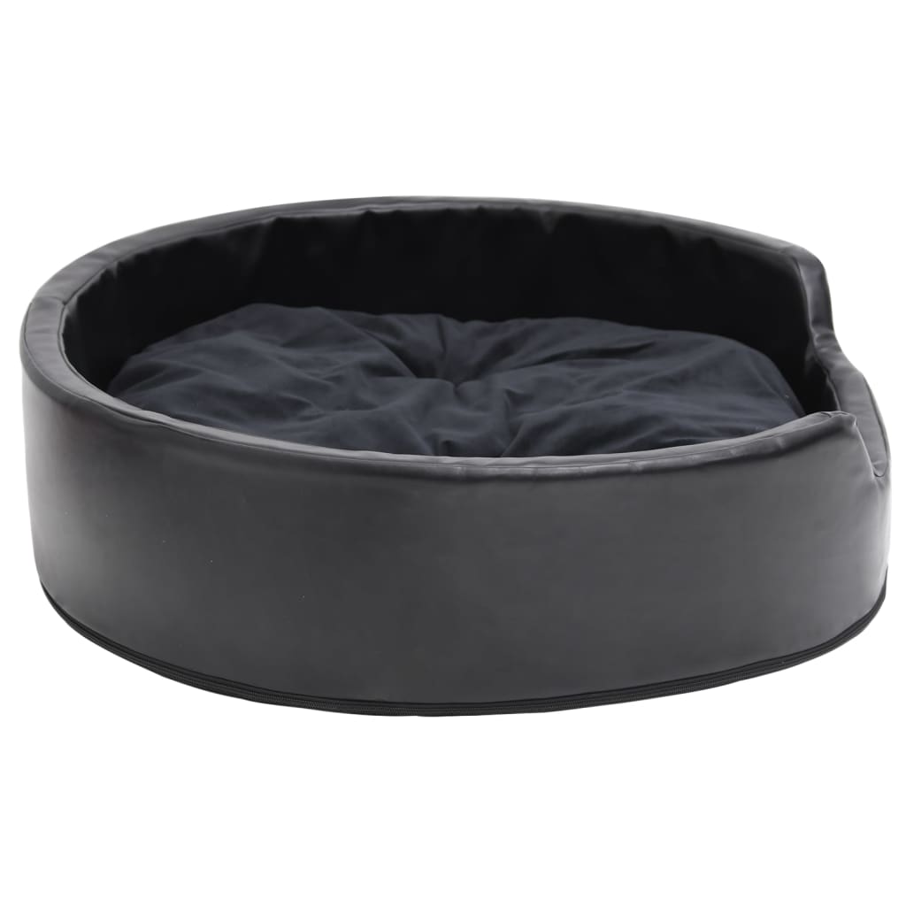 Hundebett Plüsch Und Kunstleder
