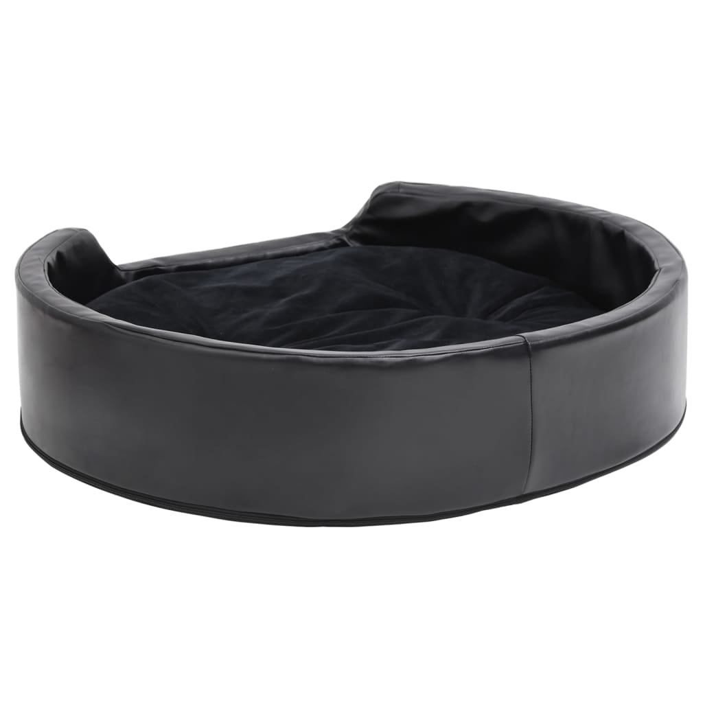 Hundebett Plüsch Und Kunstleder