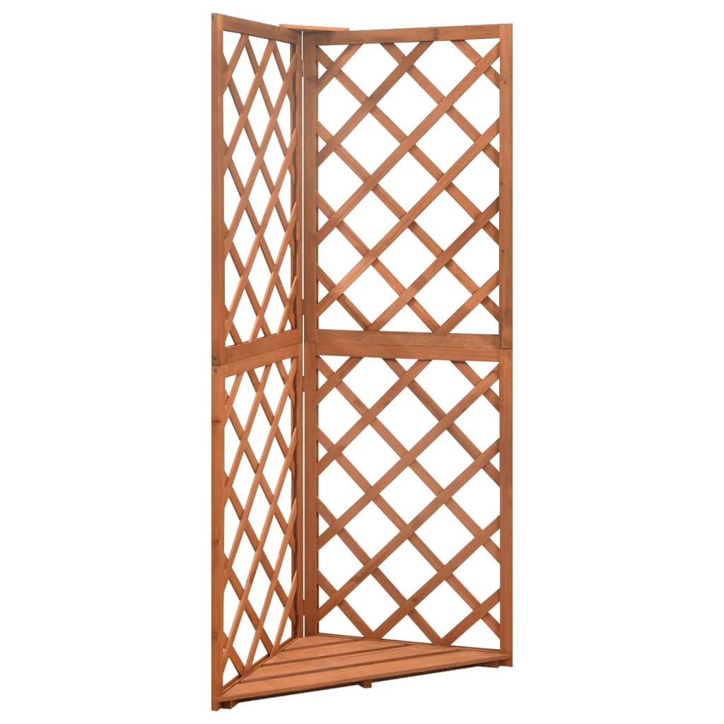 Eckspalier 50X50X145 Cm Massivholz Tanne