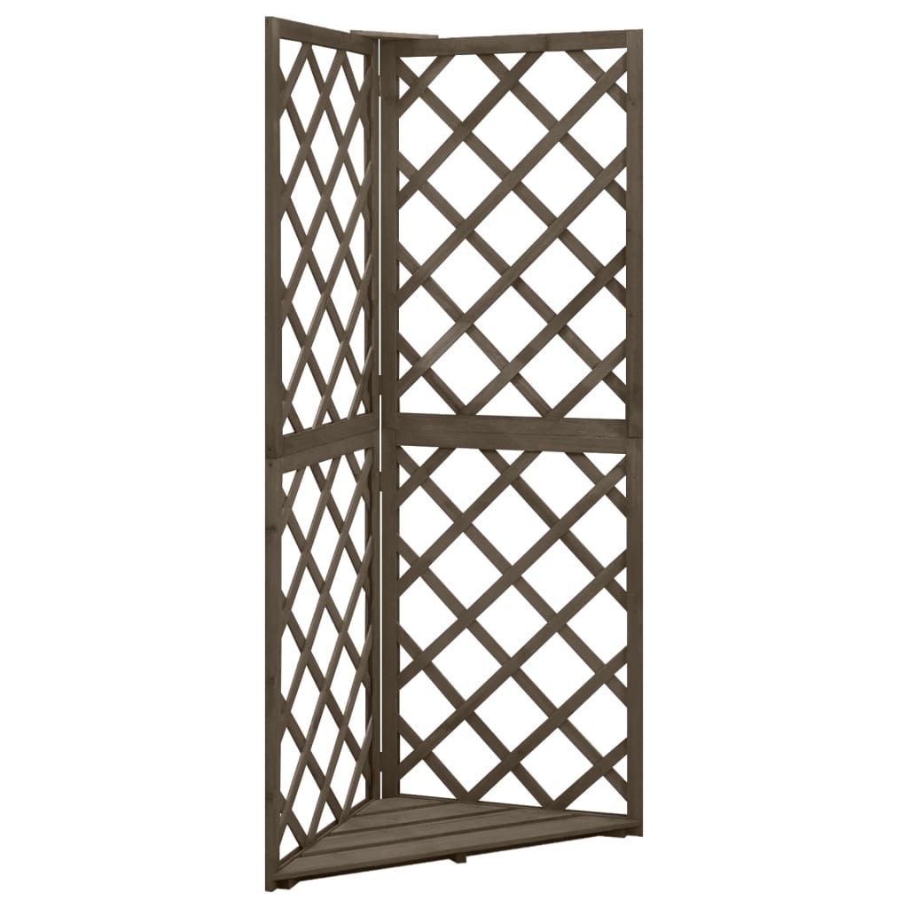 Eckspalier 50X50X145 Cm Massivholz Tanne