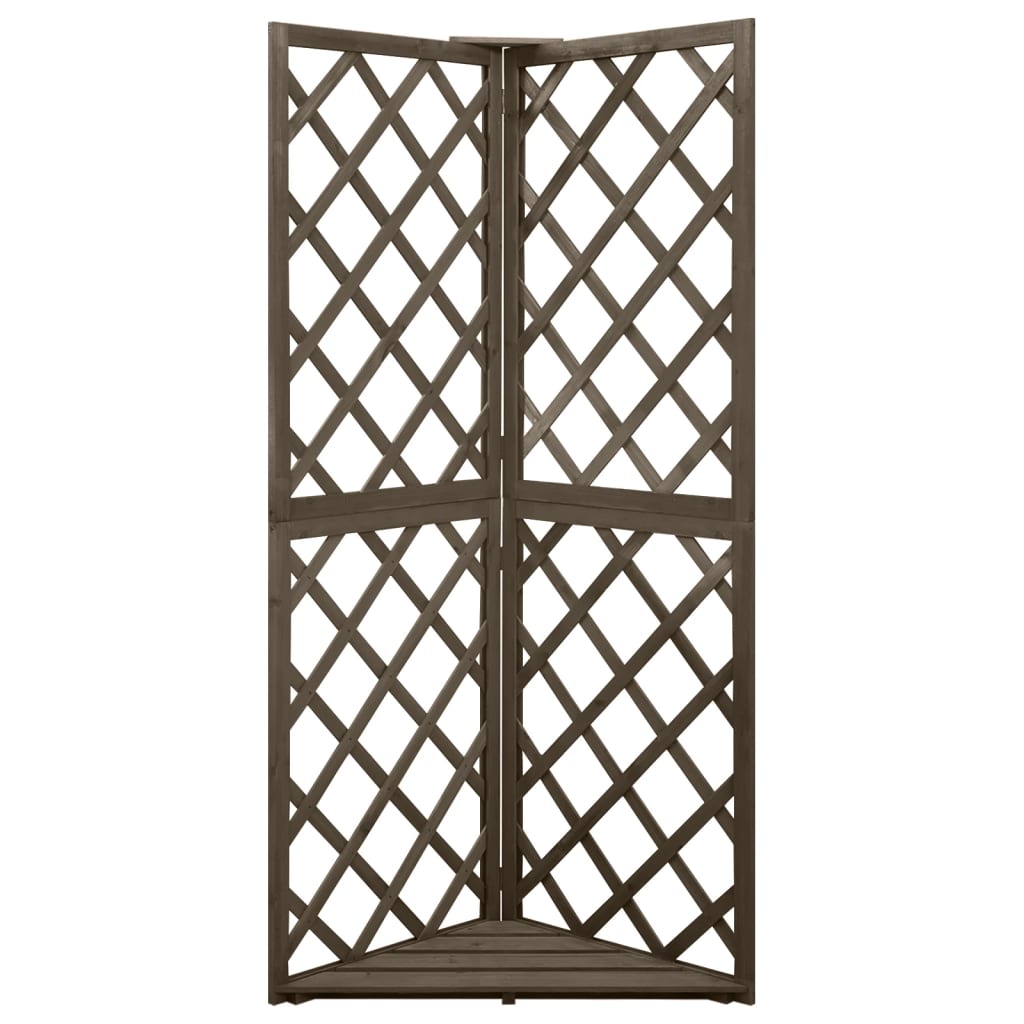 Eckspalier 50X50X145 Cm Massivholz Tanne