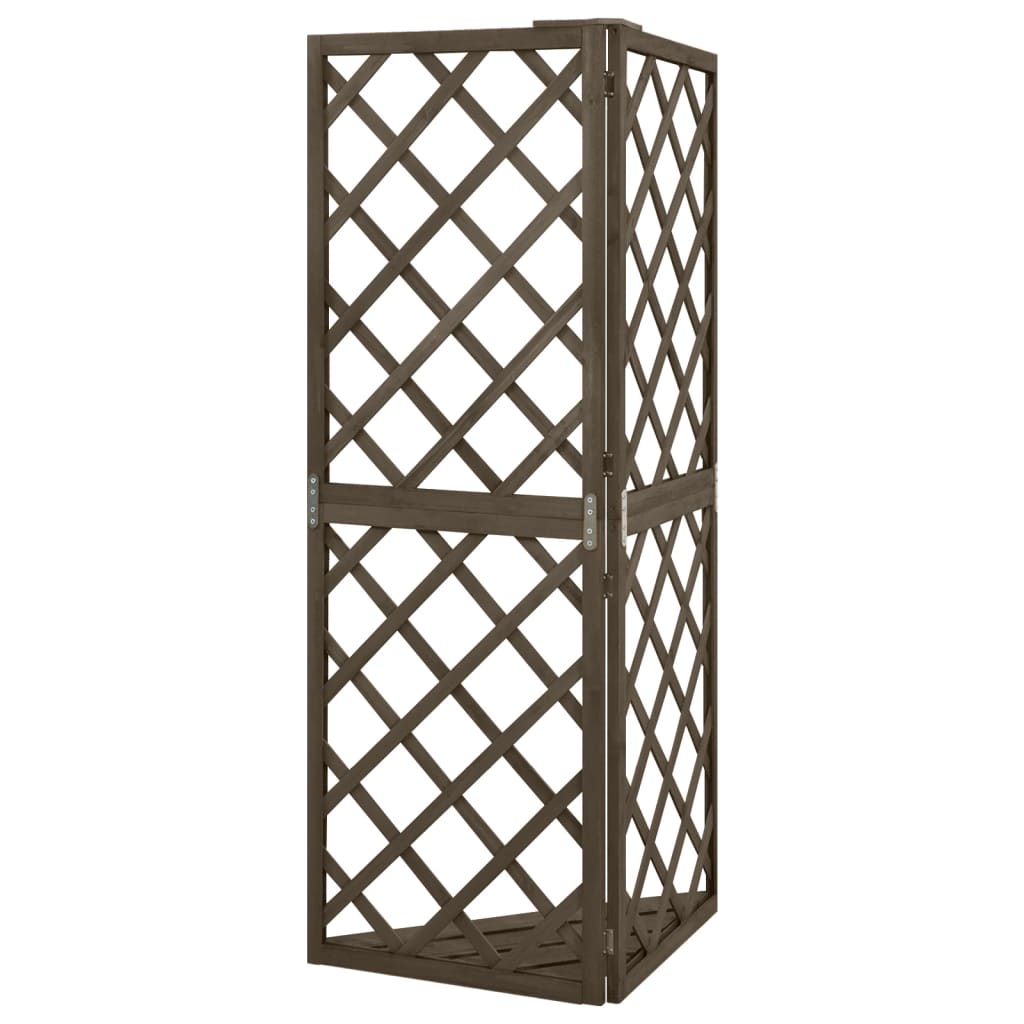 Eckspalier 50X50X145 Cm Massivholz Tanne