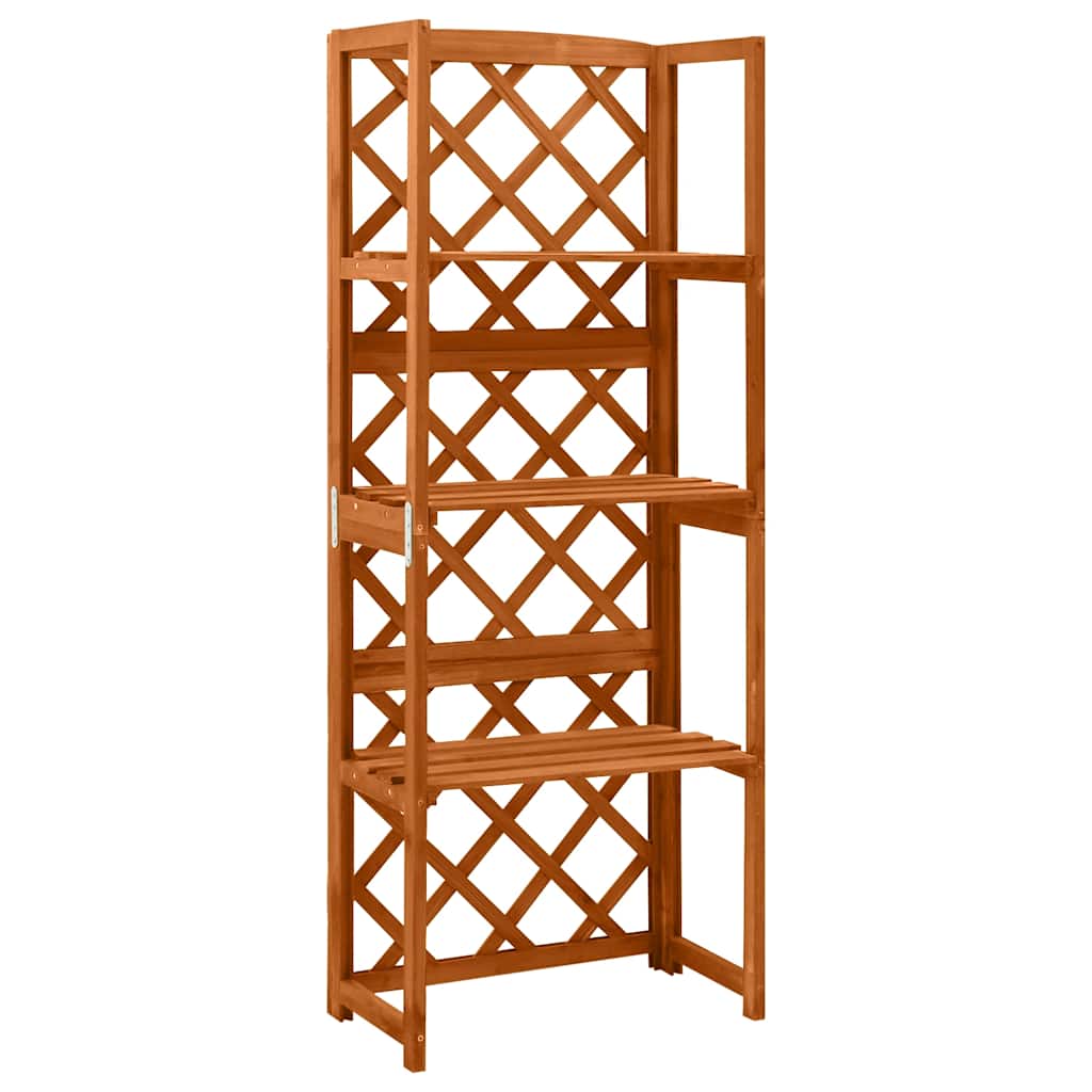 Spalier Mit Ablagen 55X30X140 Cm Massivholz Tanne