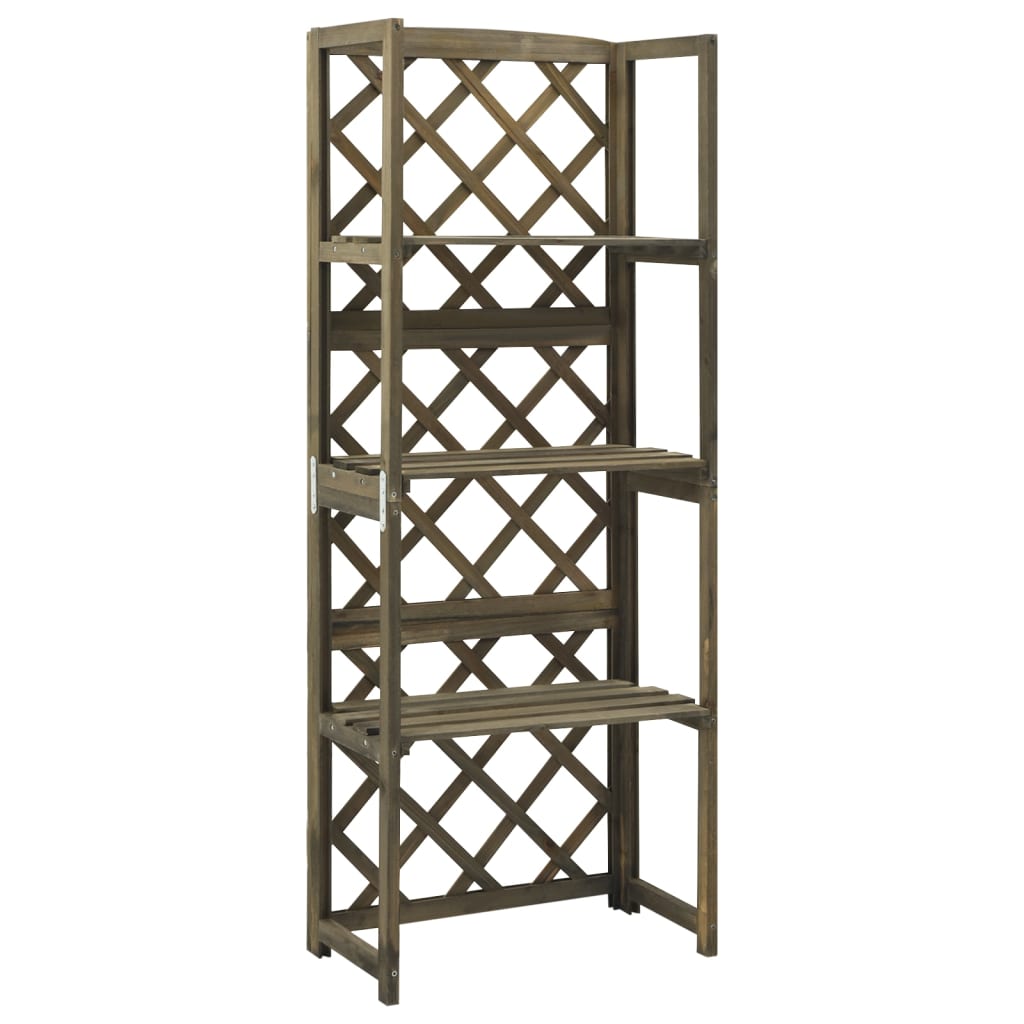 Spalier Mit Ablagen 55X30X140 Cm Massivholz Tanne