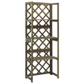 Spalier Mit Ablagen 55X30X140 Cm Massivholz Tanne