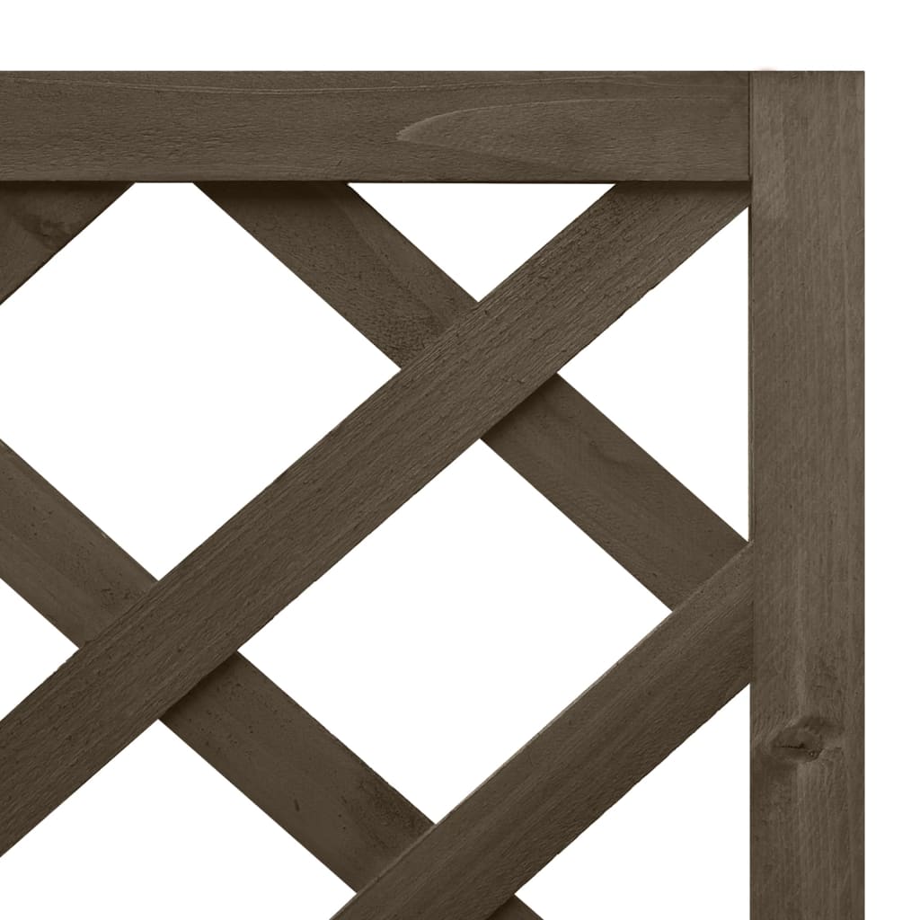 Eck-Spalier Mit Pflanzkasten 40X40X150Cm Massivholz Tanne