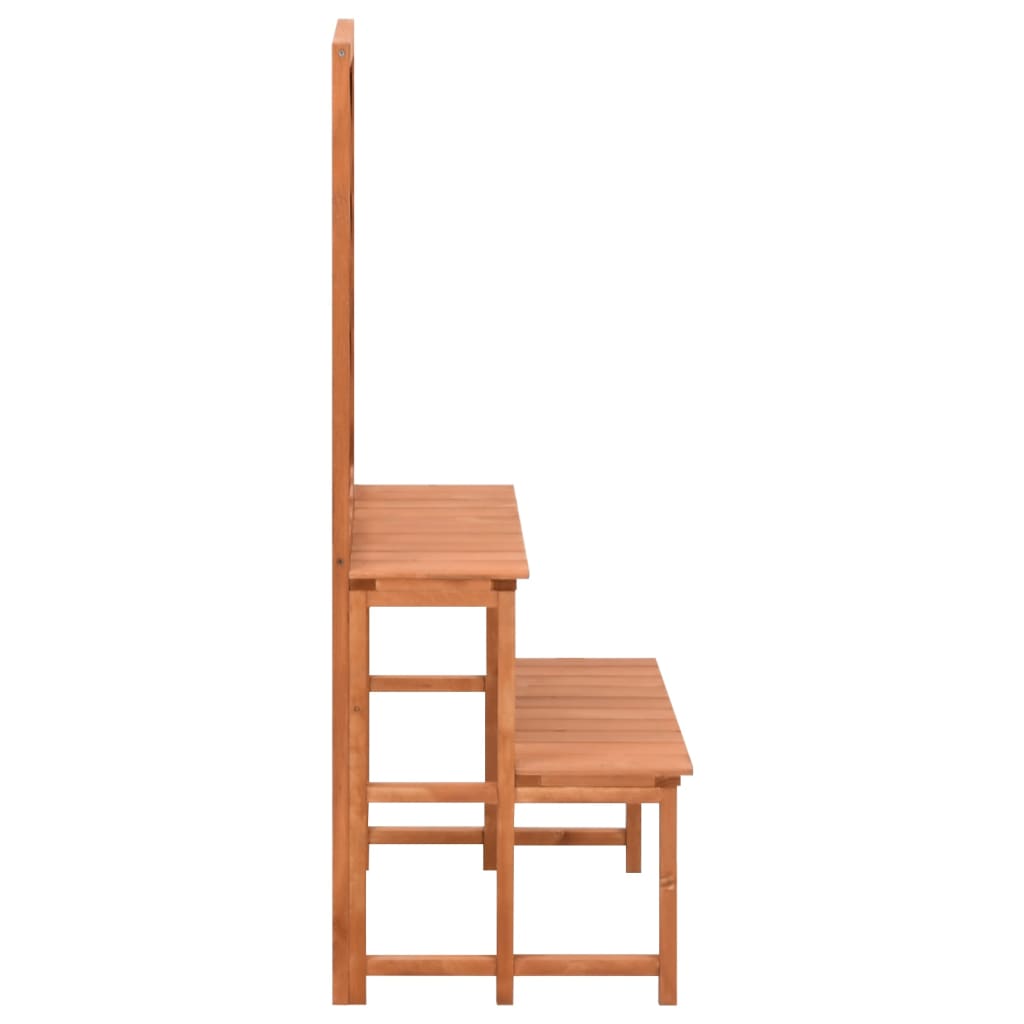 Blumentreppe Mit Rankgitter 70X42X115 Cm Massivholz Tanne