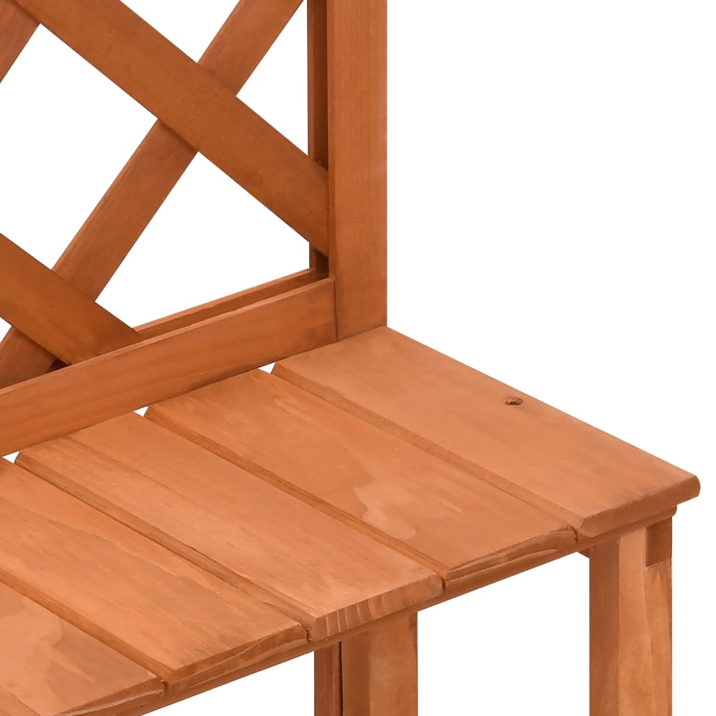 Blumentreppe Mit Rankgitter 70X42X115 Cm Massivholz Tanne