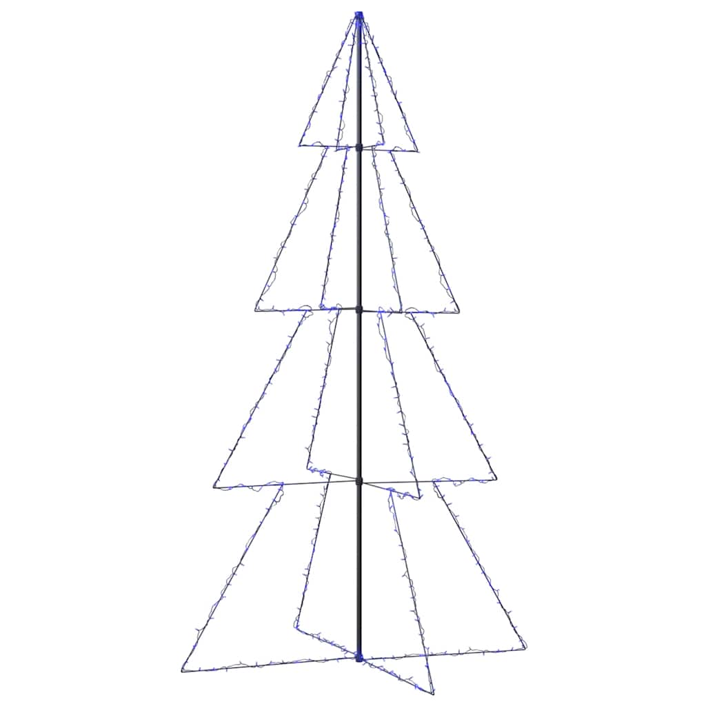 Weihnachtsbaum In Kegelform 360 Leds Indoor Outdoor 143X250 Cm Blau