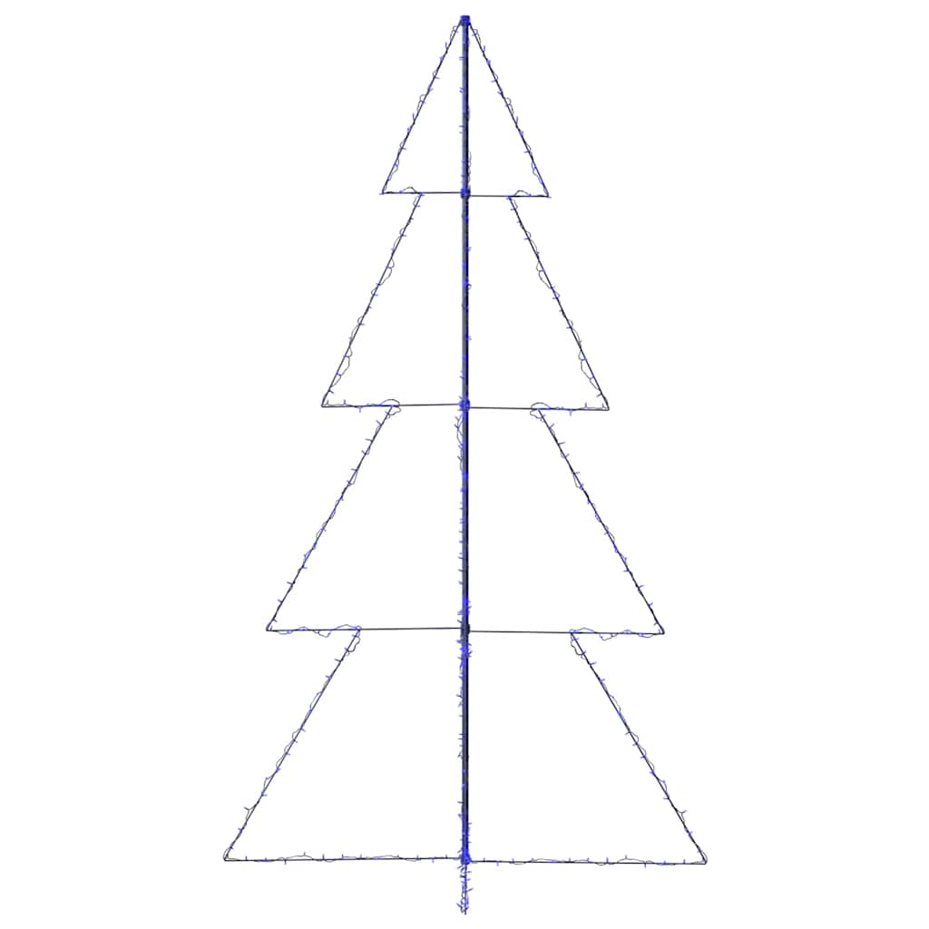 Weihnachtsbaum In Kegelform 360 Leds Indoor Outdoor 143X250 Cm Blau