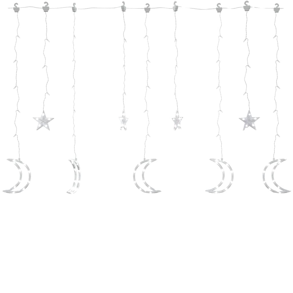 Lichterketten Stern Und Mond Fernbedienung S Kaltweiß