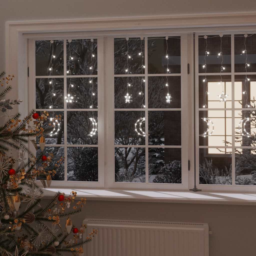 Lichterketten Stern Und Mond Fernbedienung S Kaltweiß