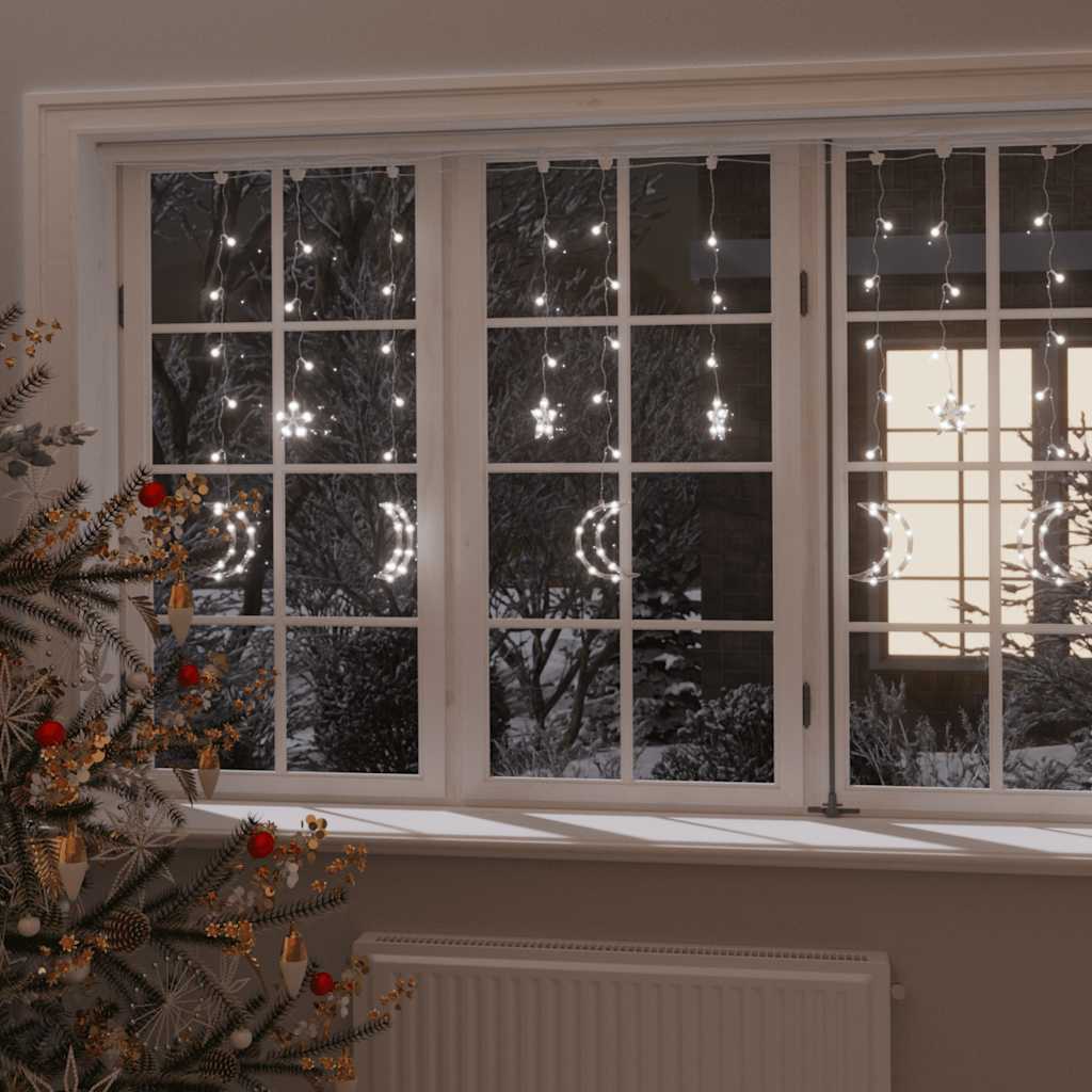 Lichterketten Stern Und Mond Fernbedienung S Kaltweiß