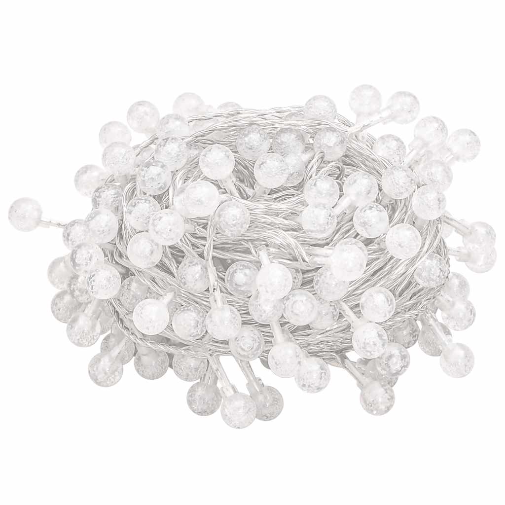 Lichterkette Kugeln 200 Led 8 Funktionen Kaltweiß