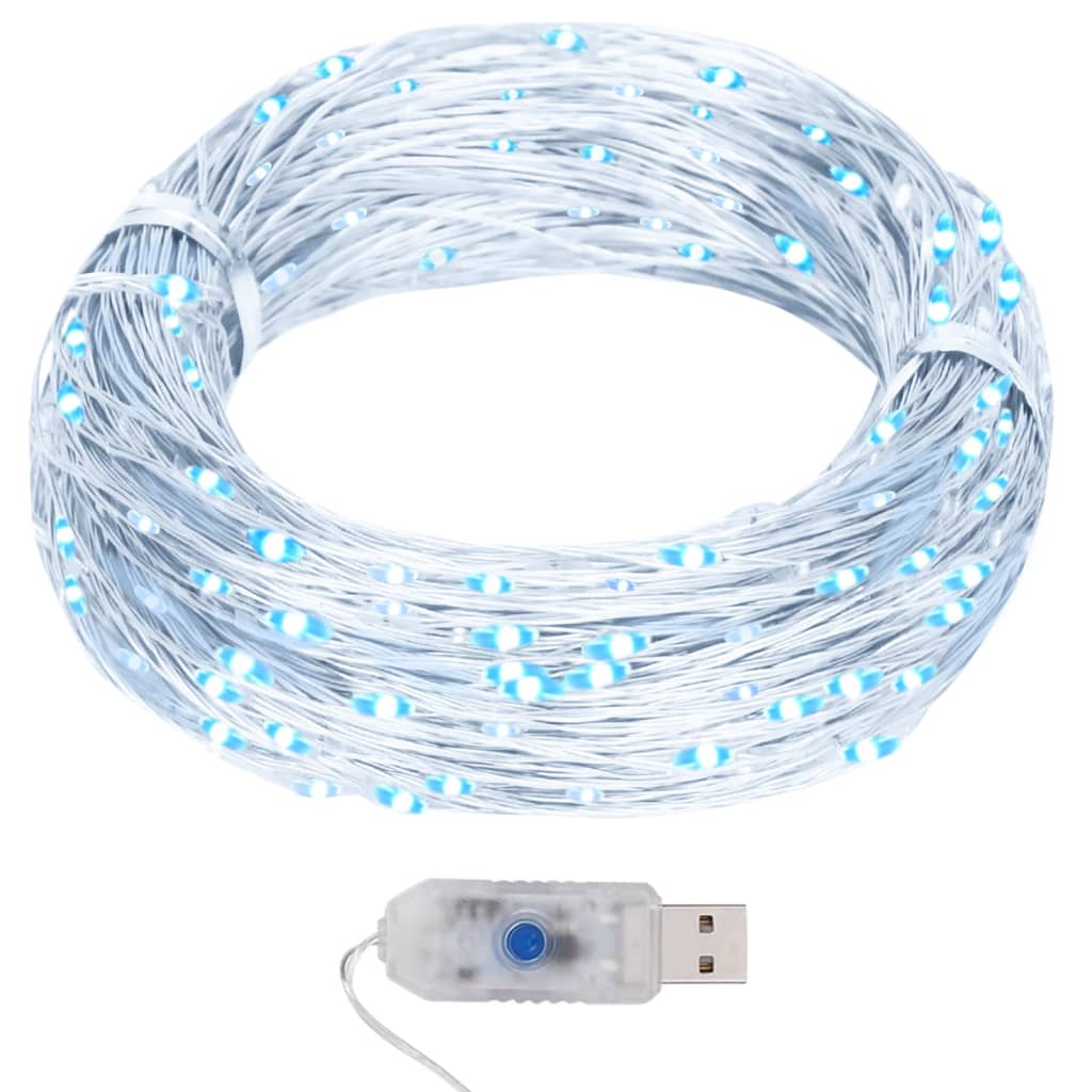 Led-Lichterdraht 400 Led 8 Funktionen Kaltweiß